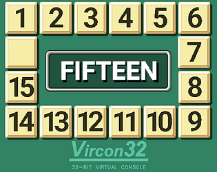 Fifteen Vircon32 Version cover