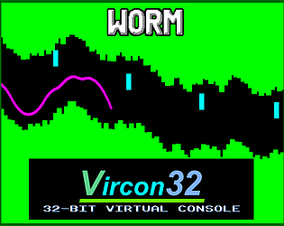 Worm Vircon32 version cover