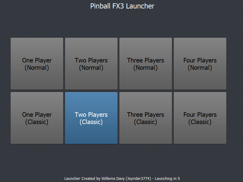 PinballX Launcher app