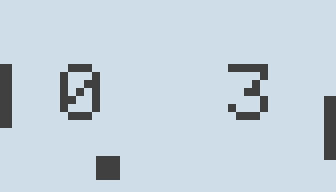 Gamebuino (StijnCaerts) — Pong screenshot