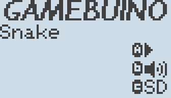 Gamebuino (StijnCaerts) — Snake screenshot